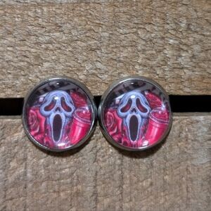 💟 Ghostface Stud Earrings